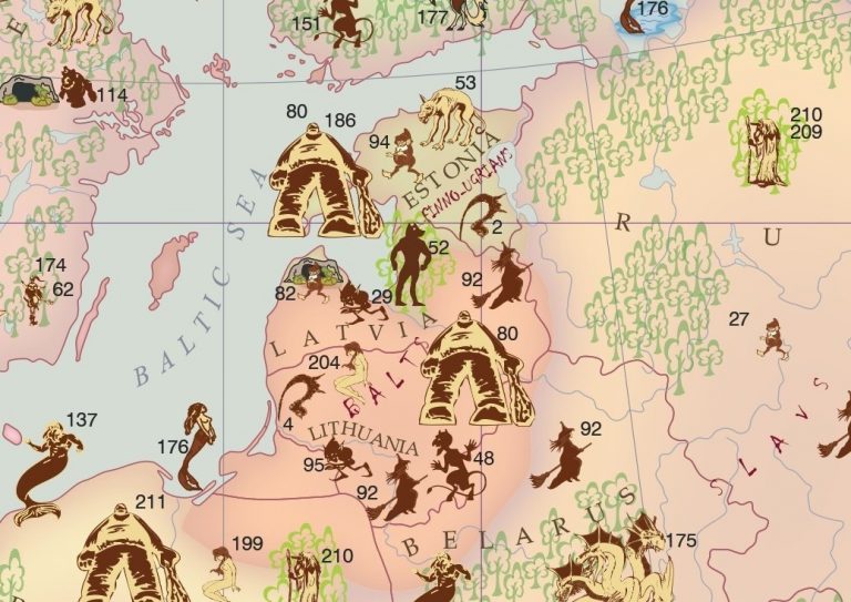 Mapping Folklore Mythical Creatures Of The Baltics And Beyond Deep