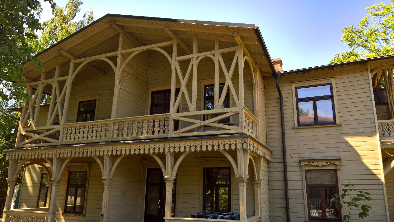 wooden house